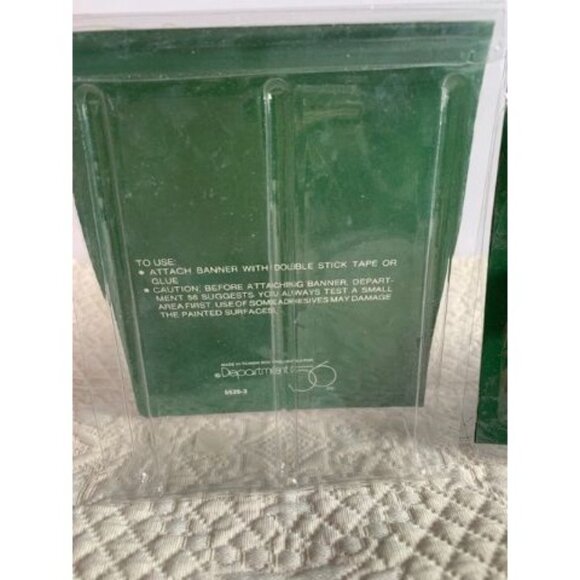 Department 56 Heritage Banners Set of 3 - New - Picture 3 of 6
